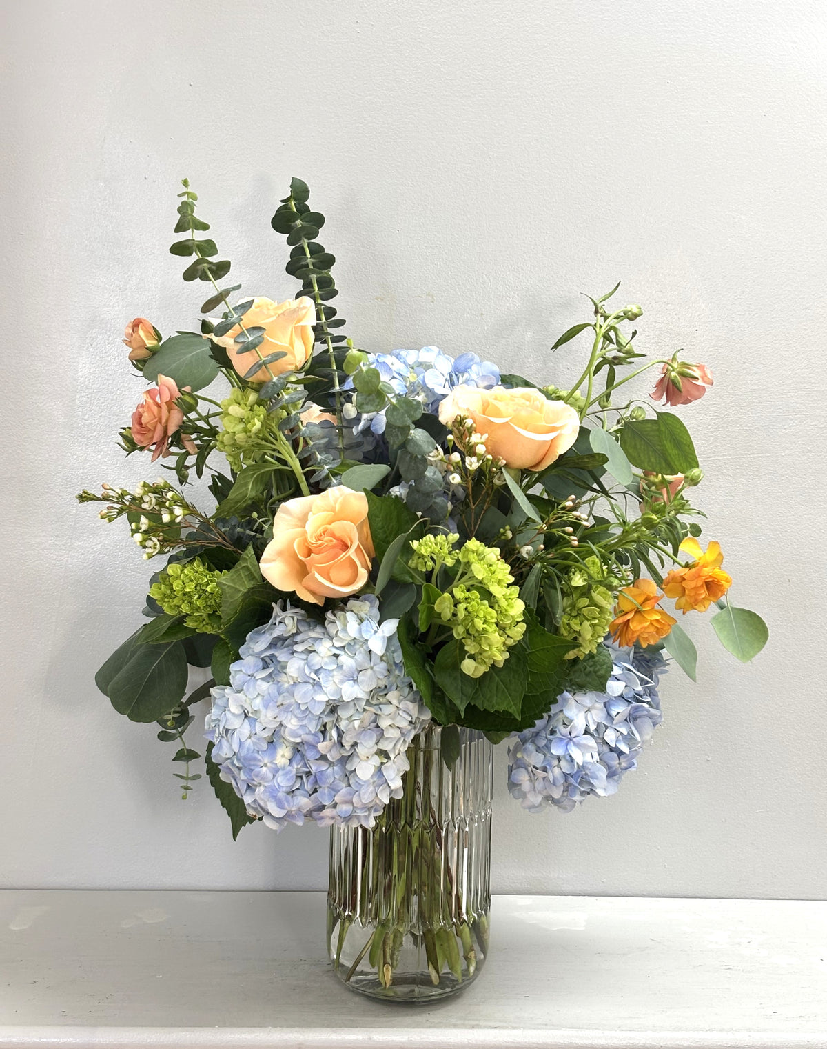Coastal Morning Flower Arrangement