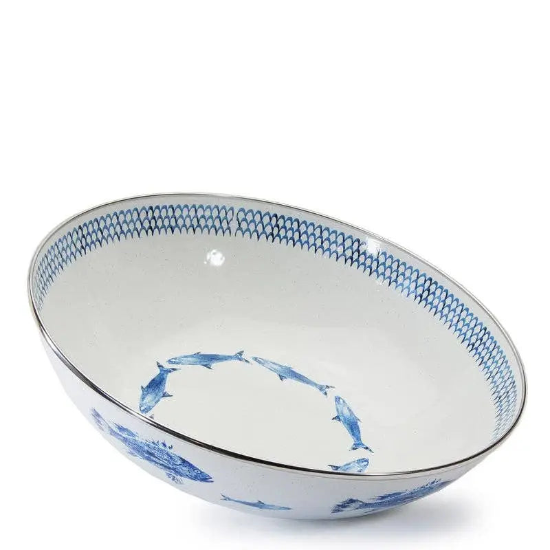 Fish Camp Enamelware Catering Bowl