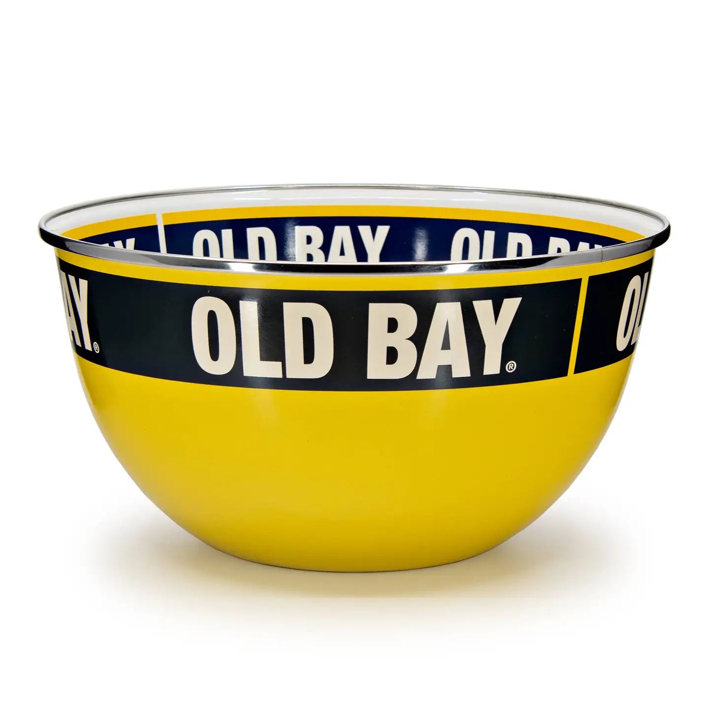 Old Bay Enamelware Large Salad Bowl
