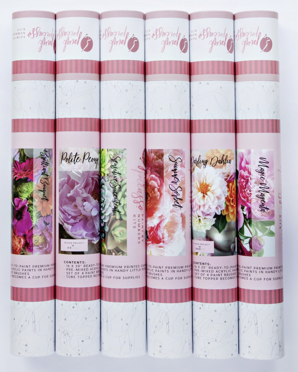 Pink Picasso Paint By Numbers