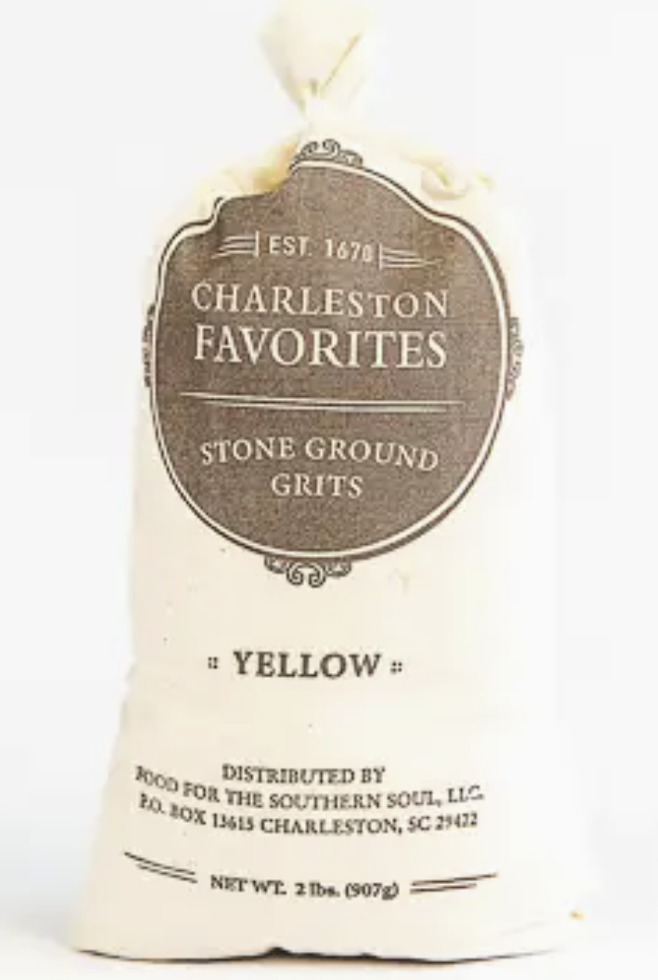 Charleston Favorites Yellow Stone Ground Grits (2lb)