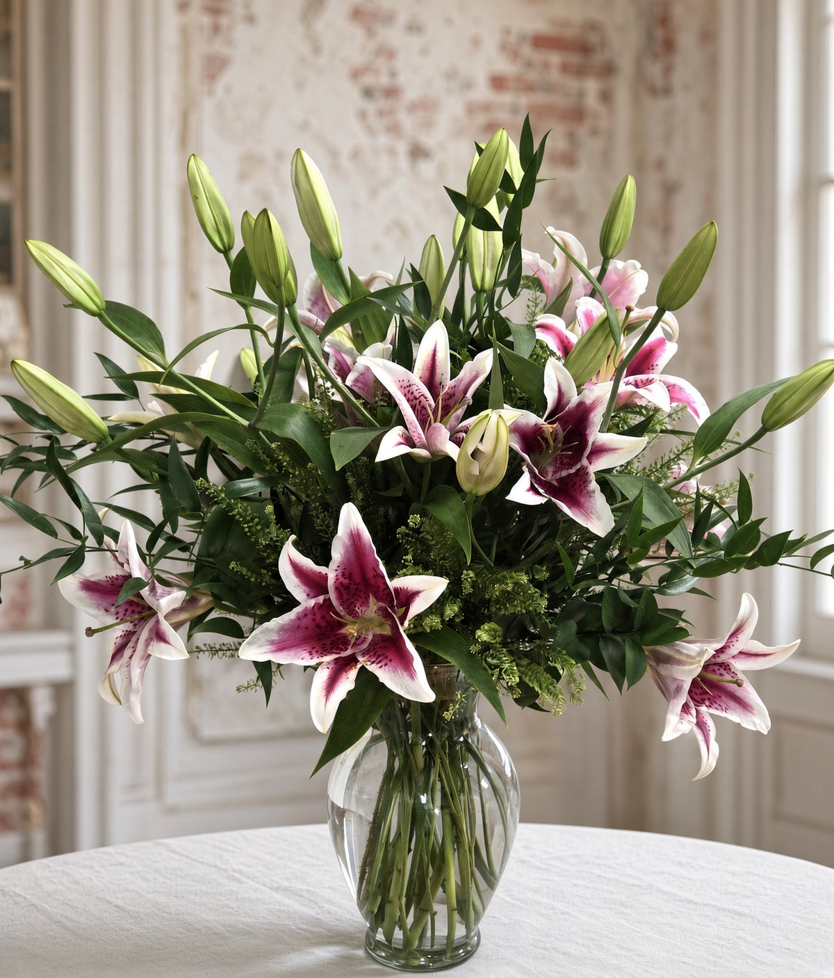 Stargazing - A Lily Filled Vase Arrangement